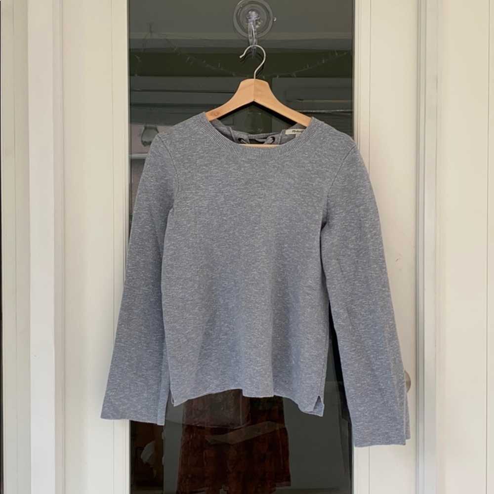 Laced Back Pullover Madewell Sweater